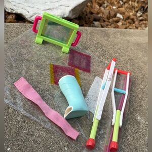 American Girl Wellie Wishers Hugs & Healing Set Replacement Crutch Cast Xray